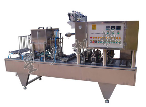 鏈板式醬料自動(dòng)封杯機(jī)