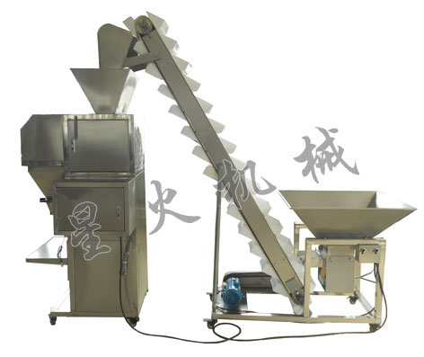 自動(dòng)上料稱重顆粒灌裝機(jī)