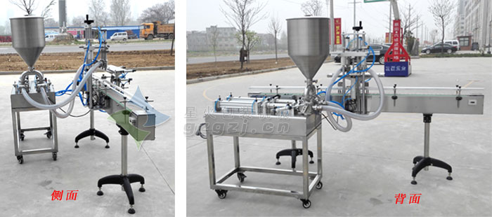 雙頭直線式醬料灌裝機(jī)