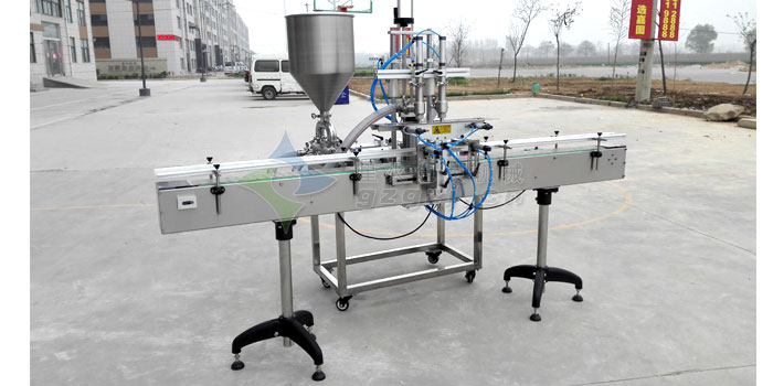 雙頭直線式醬料灌裝機(jī)
