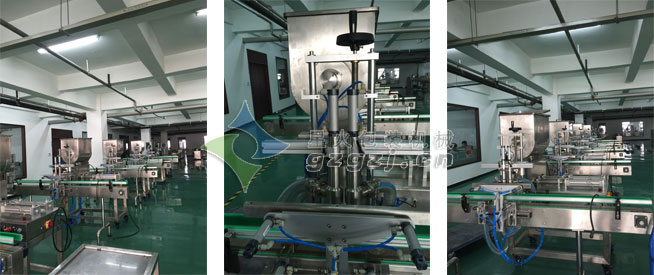 雙頭臥式攪拌直線醬料灌裝機(jī),豆豉醬灌裝機(jī)