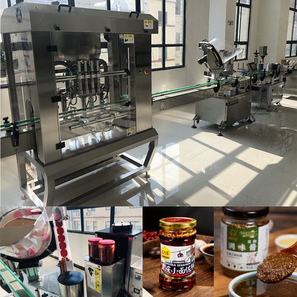 全自動(dòng)醬料灌裝機(jī)設(shè)備圖