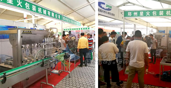 醬料灌裝機展會實拍